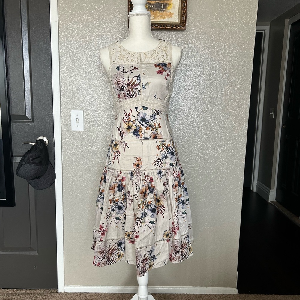 Antonio Melani Floral Midi Dress